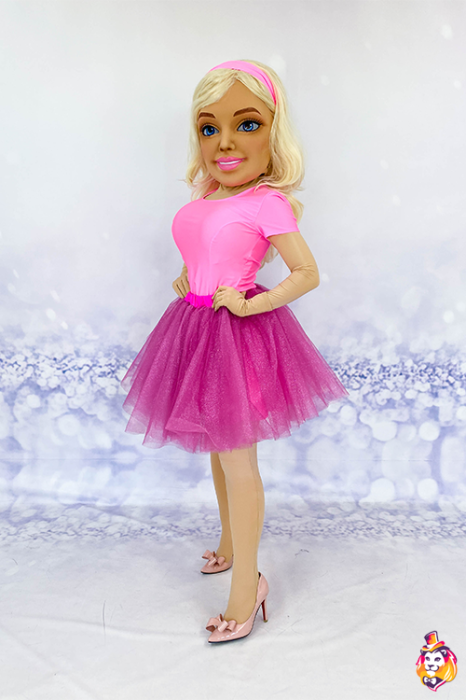 Вечернее платье с лифом из лент для куклы Барби