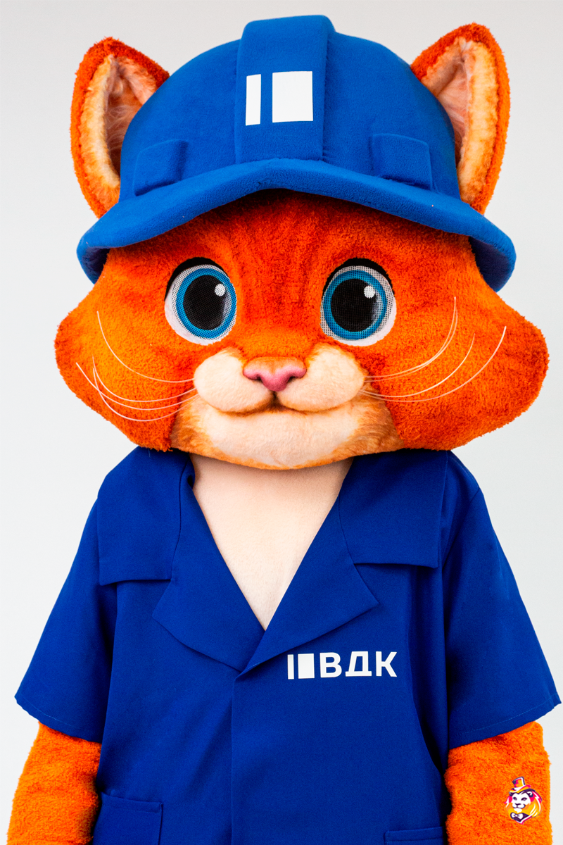 Ростовая кукла Кот строитель